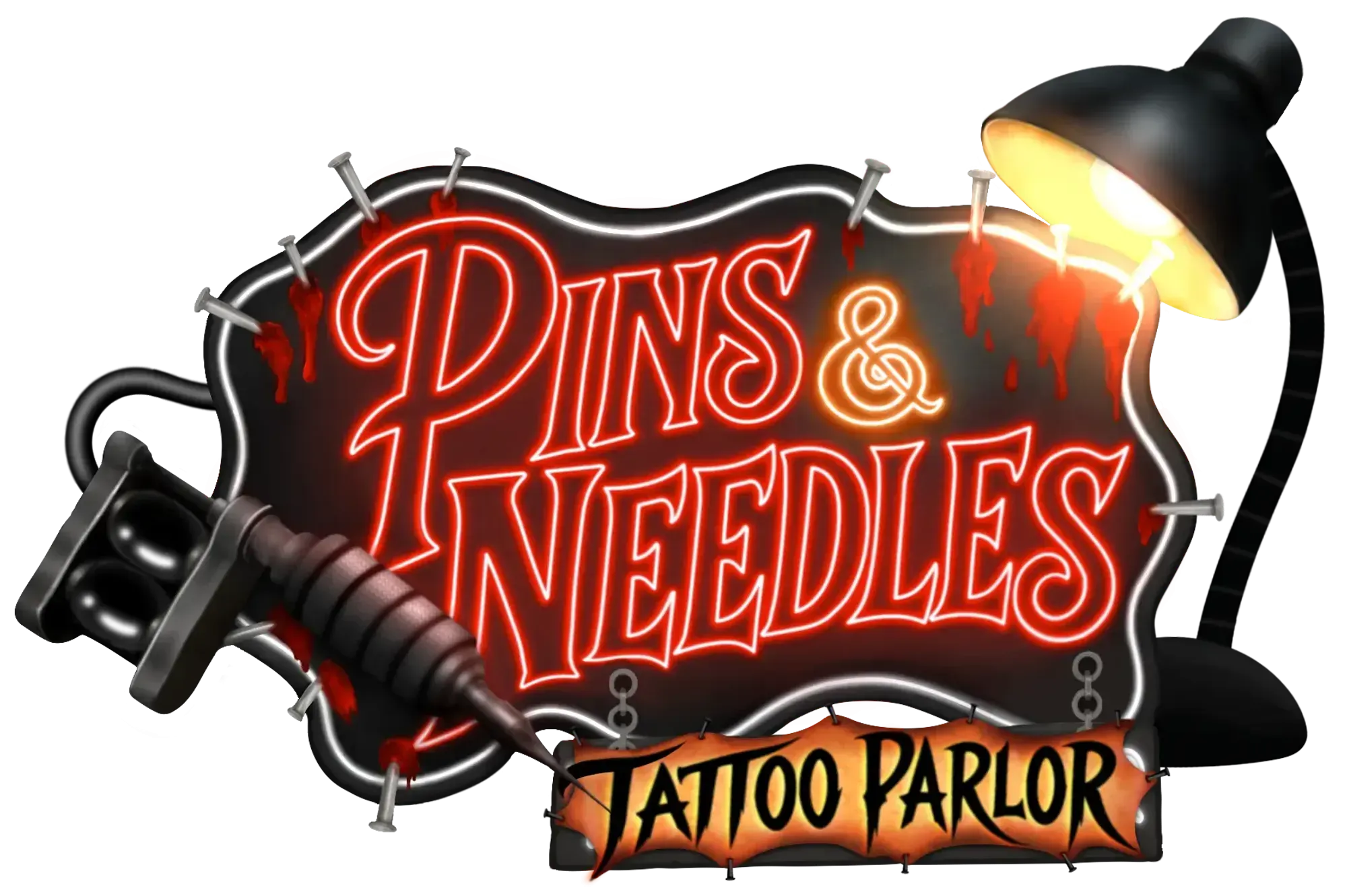 Tattoo Parlor Pins & Needles