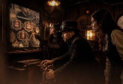 Dirigeable Steampunk