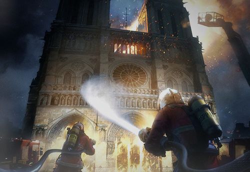 Notre-Dame Brûle