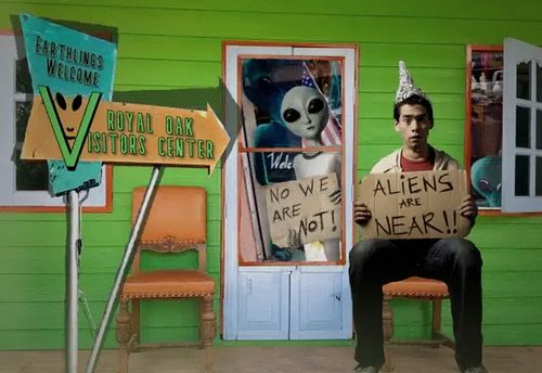 Royal Oak Visitors Center, Aliens Are Among Us