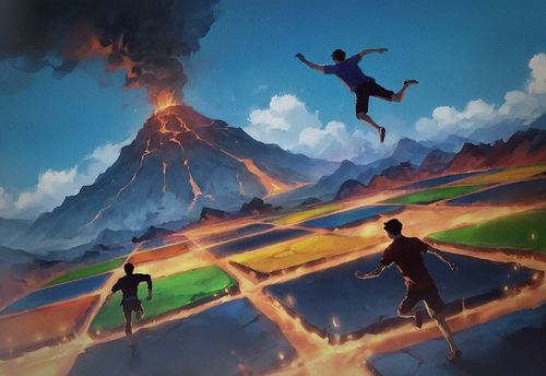 Eruption: A Floor Is Lava Game