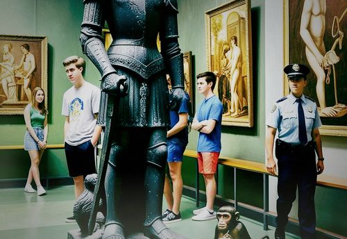 Knight in the Museum