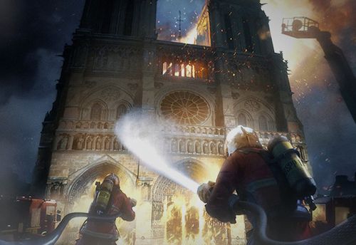 Notre-Dame Brûle