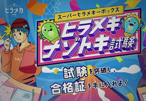 ヒラメキナゾトキ試験