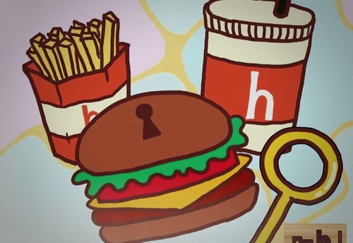 ハコバーガーセット