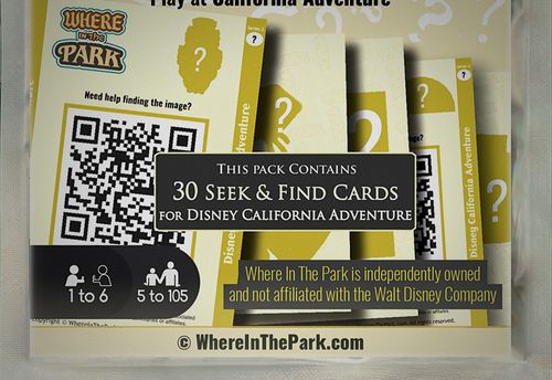 Disney California Adventure - Where in the Park Game - Series 2