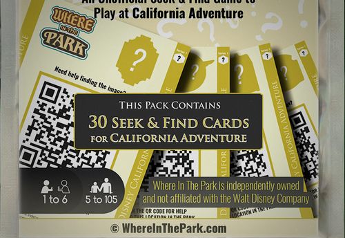 Disney California Adventure - Where in the Park Game - Series 1