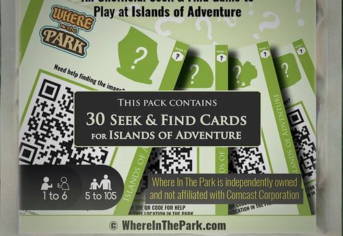 Islands of Adventure - Where in the Park Game - Series 1