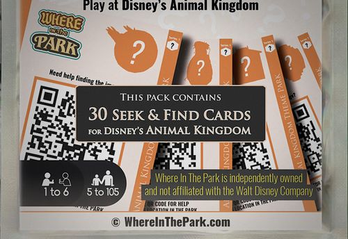Disney's Animal Kingdom - Where in the Park Game - Series 1