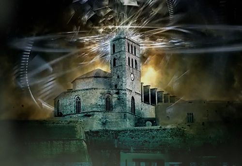 Explosion in Dalt Vila