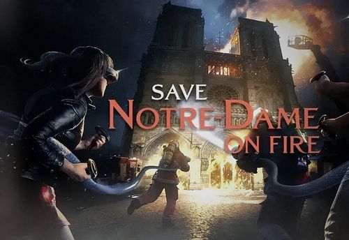 Notre Dame on Fire