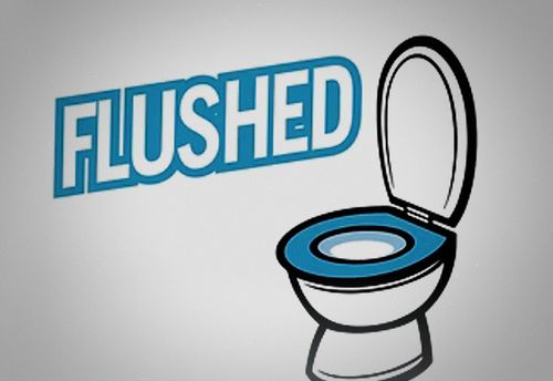 Flushed