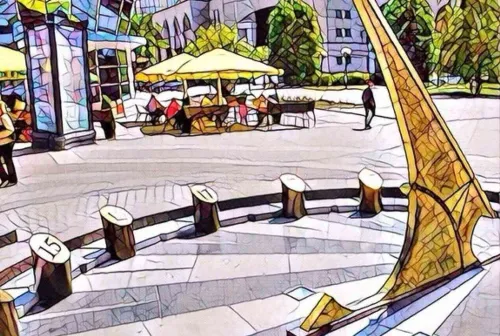 Застывшие жители Белого города
