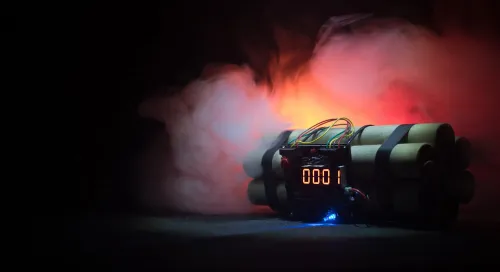 THE BOMB TIME IS TICKING